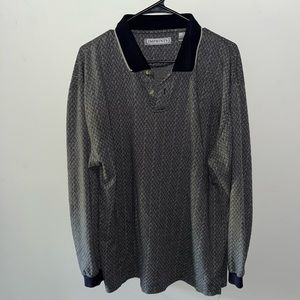 Vintage quarter button up long sleeve